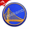 Best Quality of Embroidery Patches Iron on Golden Sate Patch Appliques for Custom Sportswear