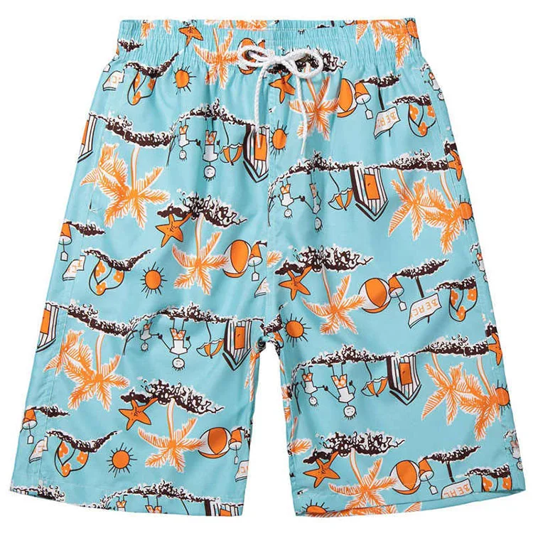 

Family Beach Shorts Boys Girls Swimwear Couple Boardshorts Men Swim Women Short Pants