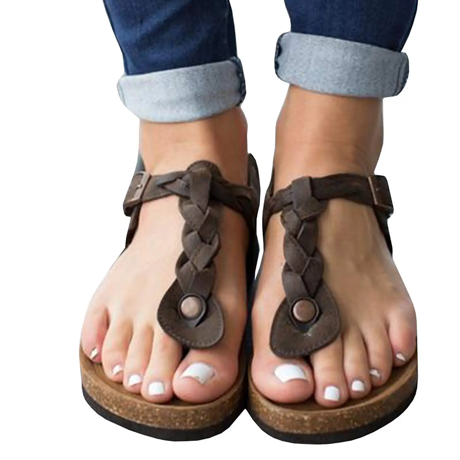 boho braided sandals