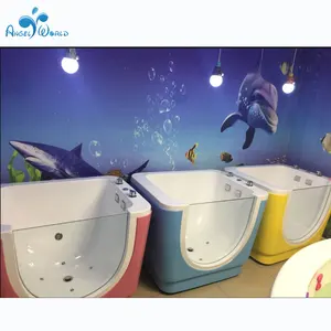 Image of Kids spa wholesale acrylic baby swim whirlpool bath tub with bubble