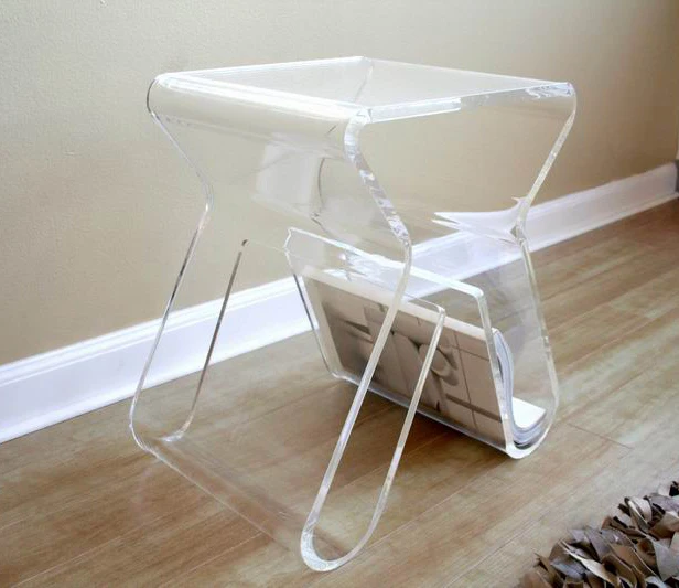 Akrilik Bening Side Table Dengan Rak Majalah Buy Akrilik Akrilik Meja Samping Akrilik Bening Side Table Dengan Rak Majalah Product On Alibaba Com