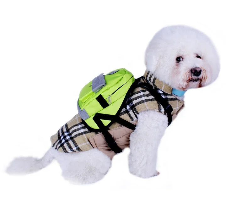 dog backpack harness cute