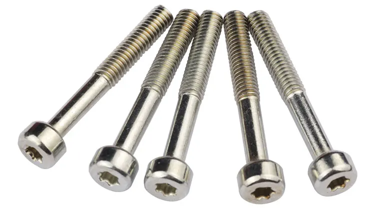 Edelstahl Sex Schrauben T27 – 10 Sets #10-24X5/8" (15/16 Schraube) Mit Sechskant & Stift