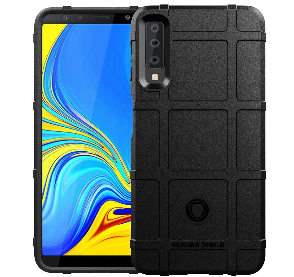 

shockproof tpu mobile phone case for Samsung Galaxy A7 2018 back covers, 5 colors