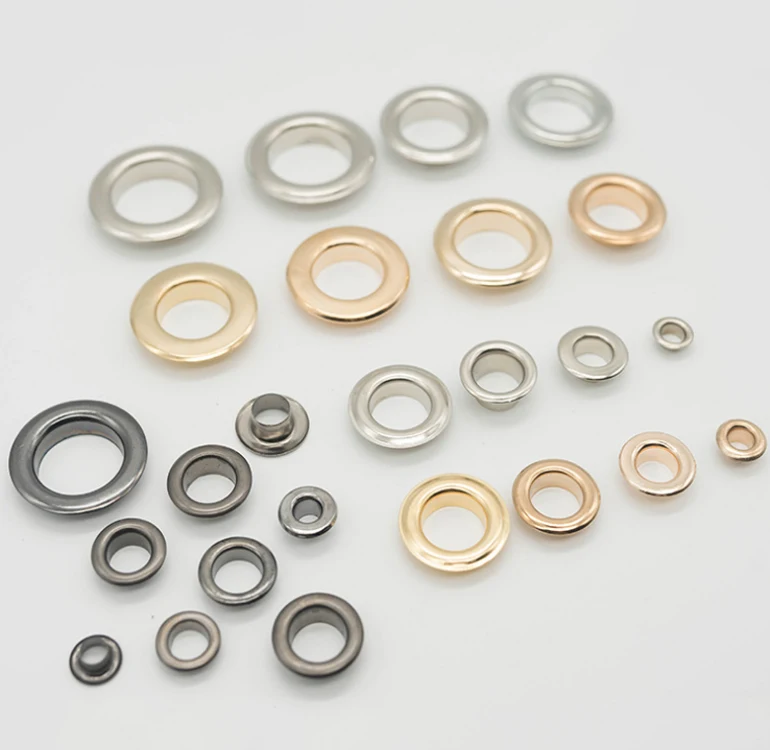  Plating metal eyelet for clothing shoes   curtain Small Tourniquet eyelets 17mm x 11mm