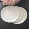 New Design Table Dinnerware White rose gold paper plates