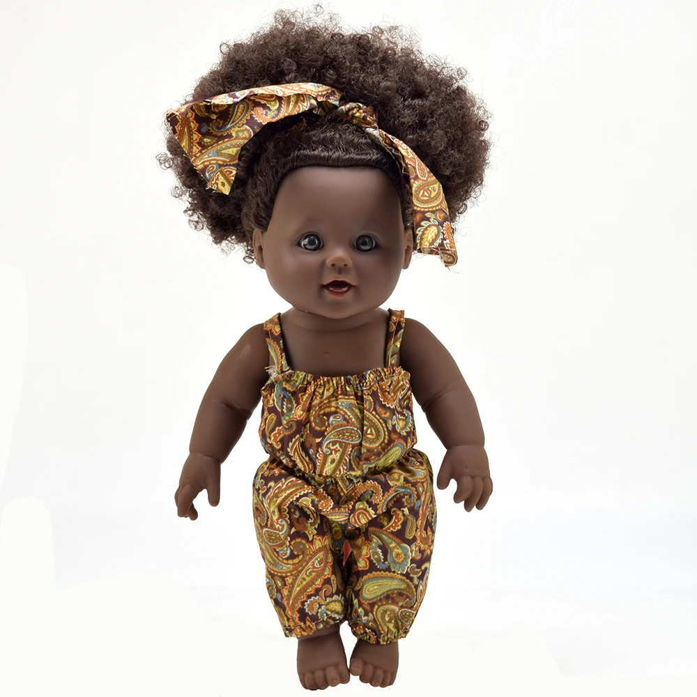 2019 Wholesale Nathaniel Baby Black Dolls African Real Doll Toys With Afro Hair For Kids Buy