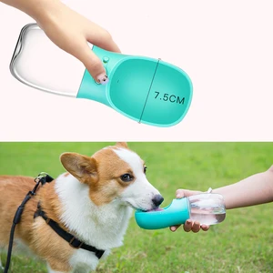 Image of Wholesale Manufactory plastic travel portable Pet dog water bottle