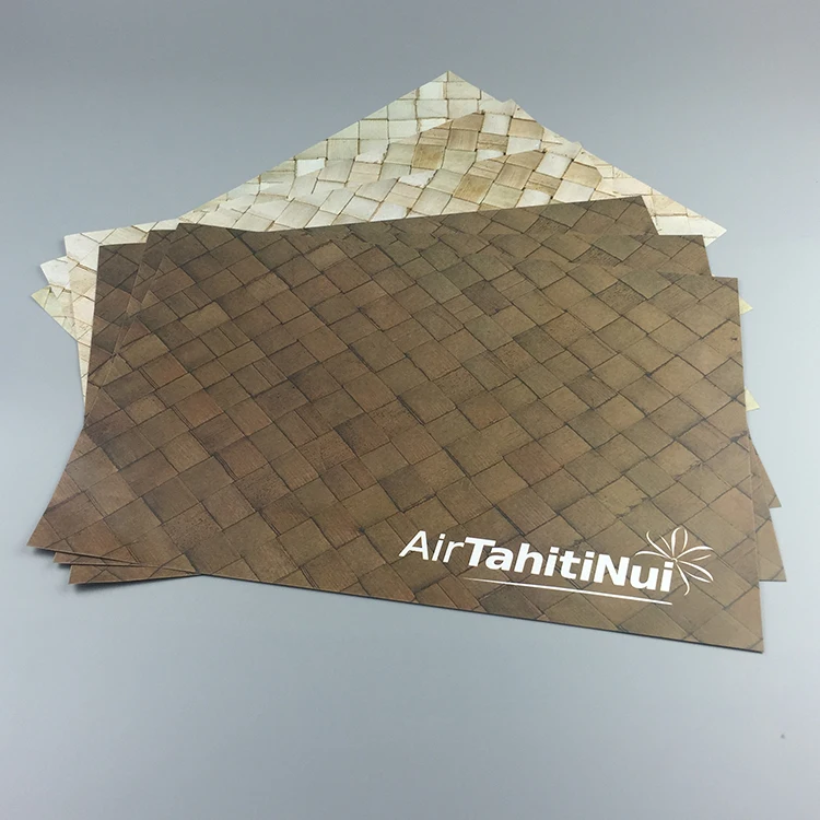Inflight Airline Anti Slip Paper Tray Liners Disposable With Customized