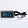 4 Digital Red Green Blue LED Industrial Tachometer RPM Speed Panel Meter With Proximity Switch Sensor 12V Measure range 10-9999