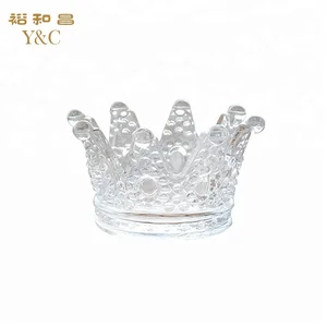 Image of Hot sale mini modern crystal glass cigar ashtray for car use