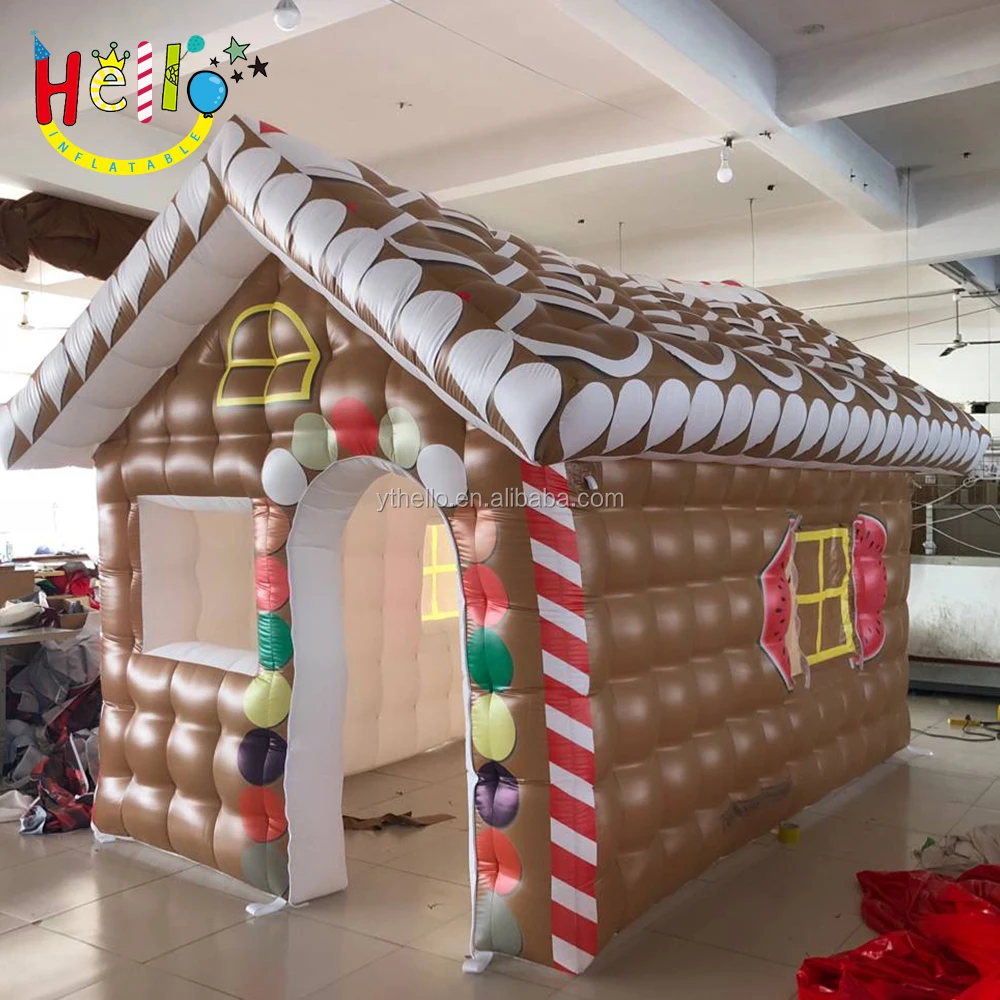 Christmas Inflatable Hut Tent Decoration Inflatable Christmas Santa