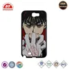 custom make silicone anime cell phone case for Galaxy note 2