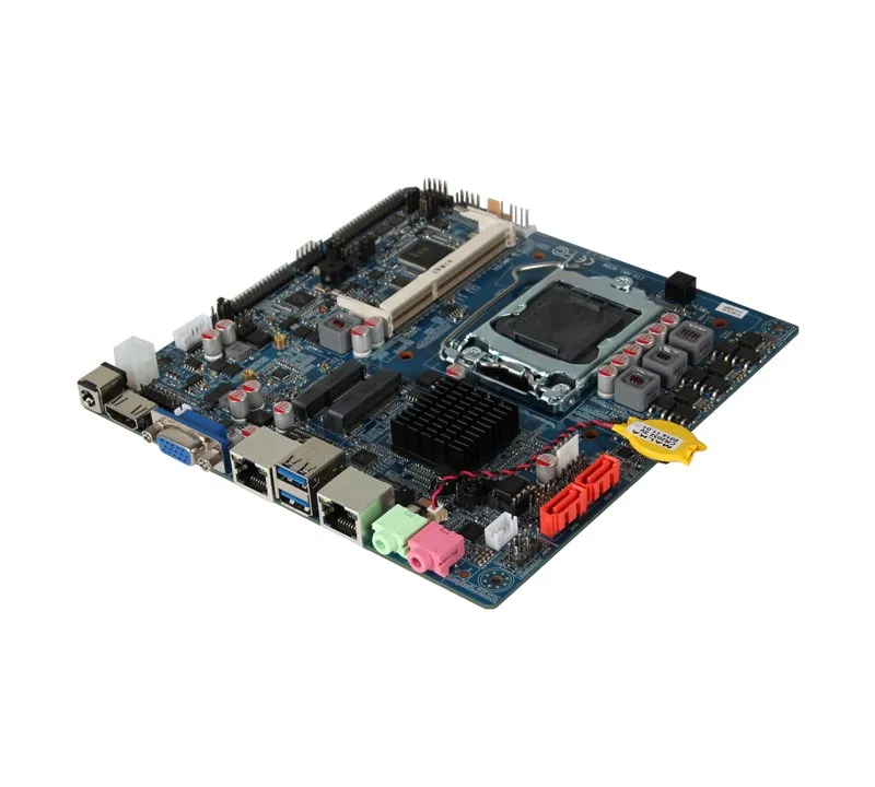 itx-h81t6c2l h81 lga1150 i3/i5/i7 双 lan 迷你 pc 薄型迷你 itx