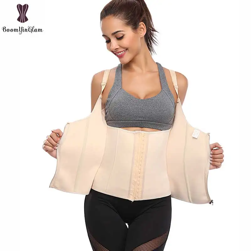 

2018 Popular Selling Neoprene Material Steel Boned Women Outfit Gym Sports Wear Adjustable Shoulder Strap corset For Sale