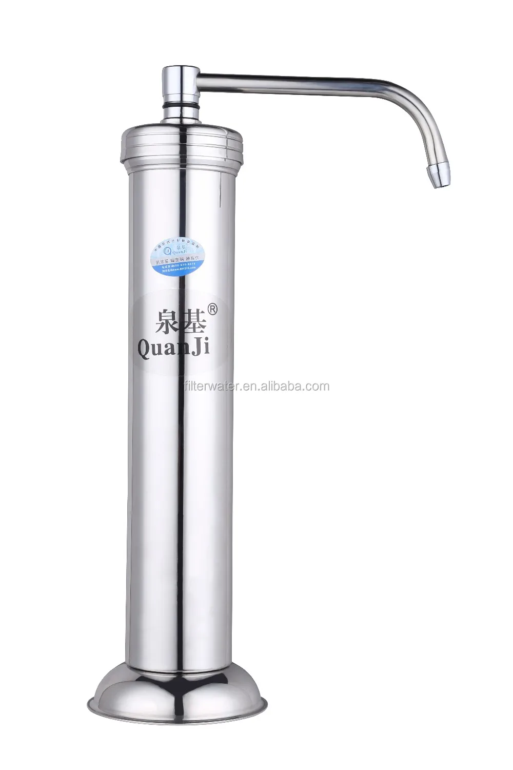 Domestic Tabletop Stainless Steel Water Filter Water Treatment For