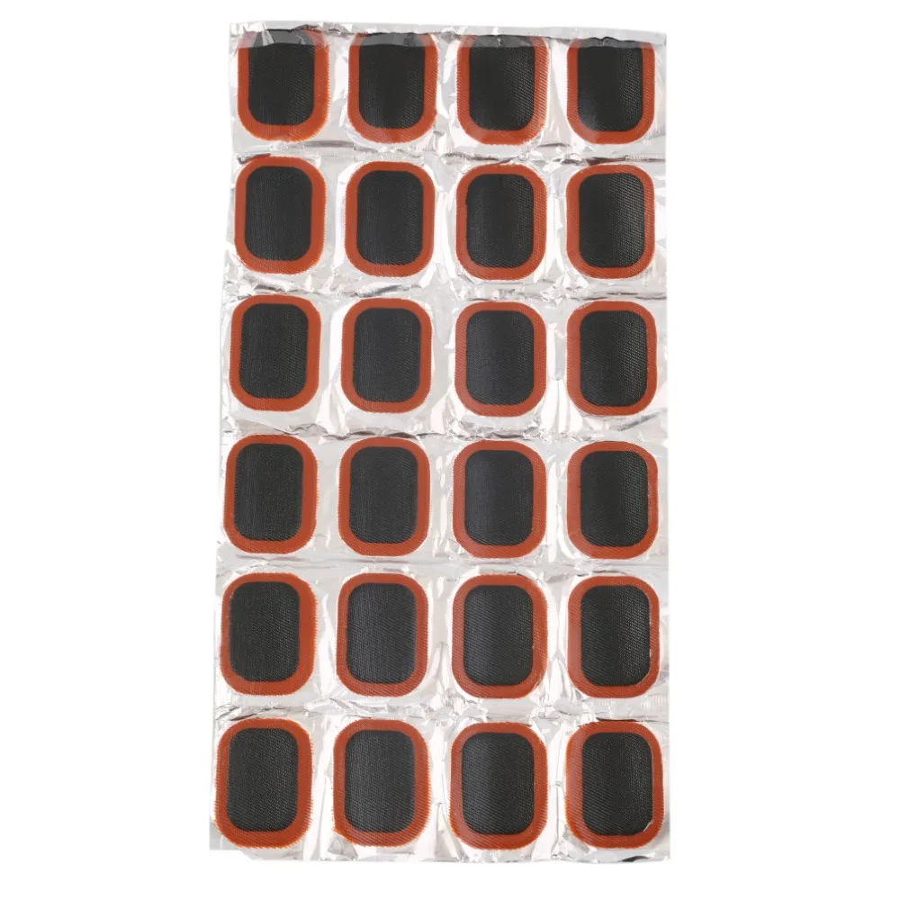 

High Quality 48pcs Bike Tire Bicycle Kit Patches Repair Glue Tyre Tube Rubber Puncture