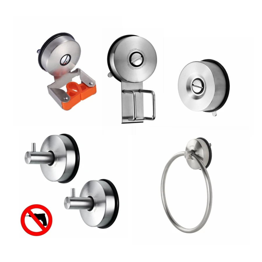 
Suction cup bathroom accessories roke hook&towel ring 