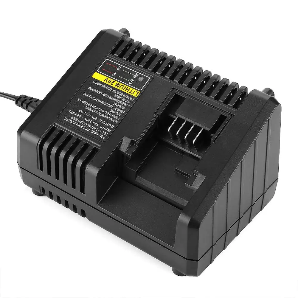 

US EU AU UK plug Lithium battery 3a charger is suitable for Porter Cable For and black & decker 18v-20v lithium battery, As picture