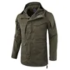 Cheap Khaki Men's Tactical Outdoor Waterproof Windbreaker Jacket