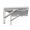Heavy Duty 90 Degree Large Decorative Table Iron Stainless Steel Adjustable Angle Shelf Wall Mounted Metal Table Folding Bracket