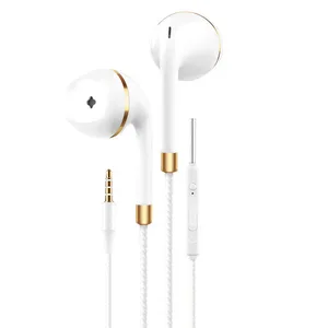 Wired Ear Earphones iPhone Samsung Devices