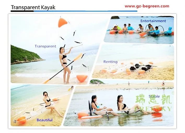 Cheap Kayaks with Inflatable Air Floats  2 Pedals Small Fishing Boat for sale