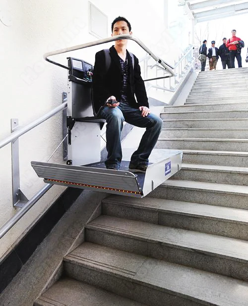 定制无障碍电梯遥控倾斜无障碍电梯为残疾