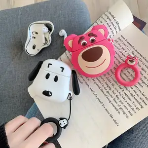 For AirPods Case Cute Dog Earphone Cases , Earpods Cover Soft Silicone Headphone Case Cover For Airpods
