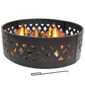 Outdoor Metal Bbq Fire Ring Wholesale Bbq Suppliers Alibaba
