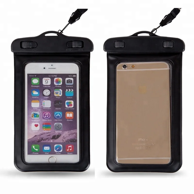 IPX8 PVC Material Custom Logo Waterproof Cell Phone Case