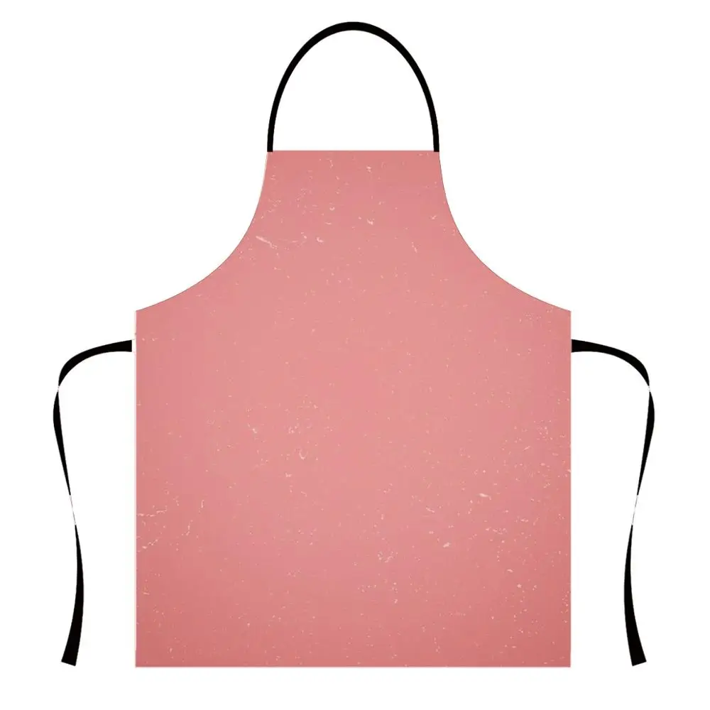 

Solid Color Printing Apron Women Chef Uniform Canvas Kitchen Apron Restaurant Accessories Waterproof Adjustable Aprons, Customized