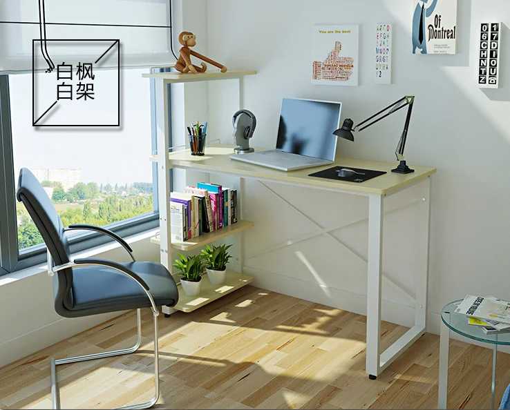 Latest Design Wooden Office Desk Study Cum Computer Table With