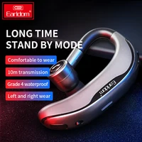 

EARLDOM Handsfree Bluetooths Earphones Business Wireless Bluetooths Headset earhook earphone with Mic for Driver Office Sports