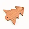 Kitchenware rubber wood christmas trees cutting board ,fruit chopping board funny tree shape board