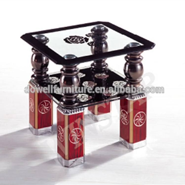 
vintage industrial metal glass coffee table for living room 
