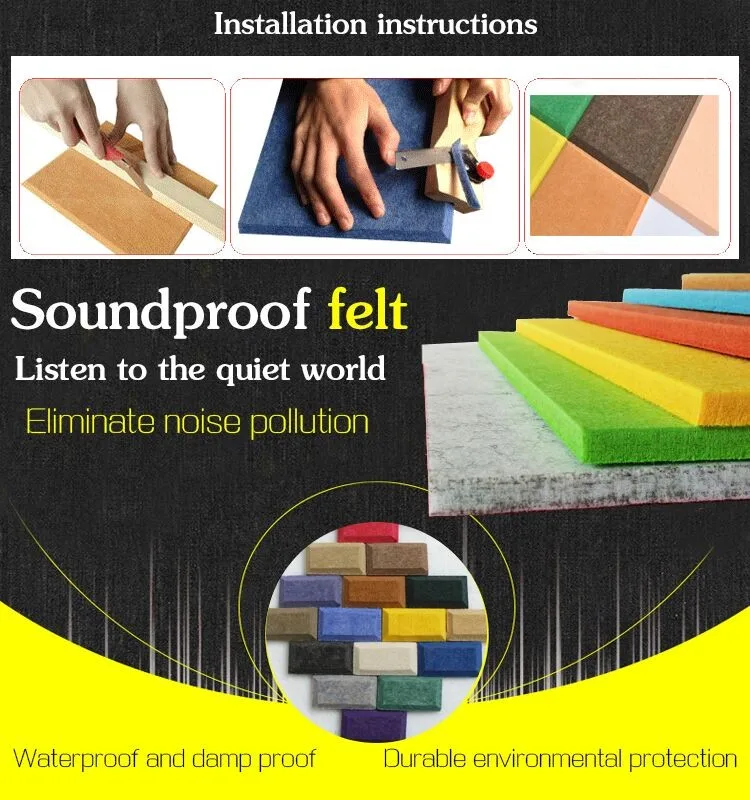 9mm Self Adhesive Sound Insulation Felt Sound Proof Felt Buy Sound