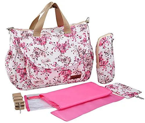 

oem custom travel shoulder multifunctional baby mummy diaper tote bag