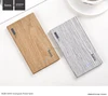 Power bank HOCO B12B-13000 Wood grain portable energy source 13000mAh A+ cell LED indicator DC5V 2.1A travel outdoor battery
