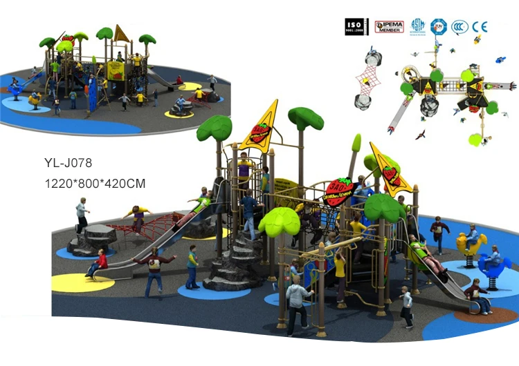 2021 Outdoor Playground Big Heavy Duty Outdoor Tall Metal Playground
