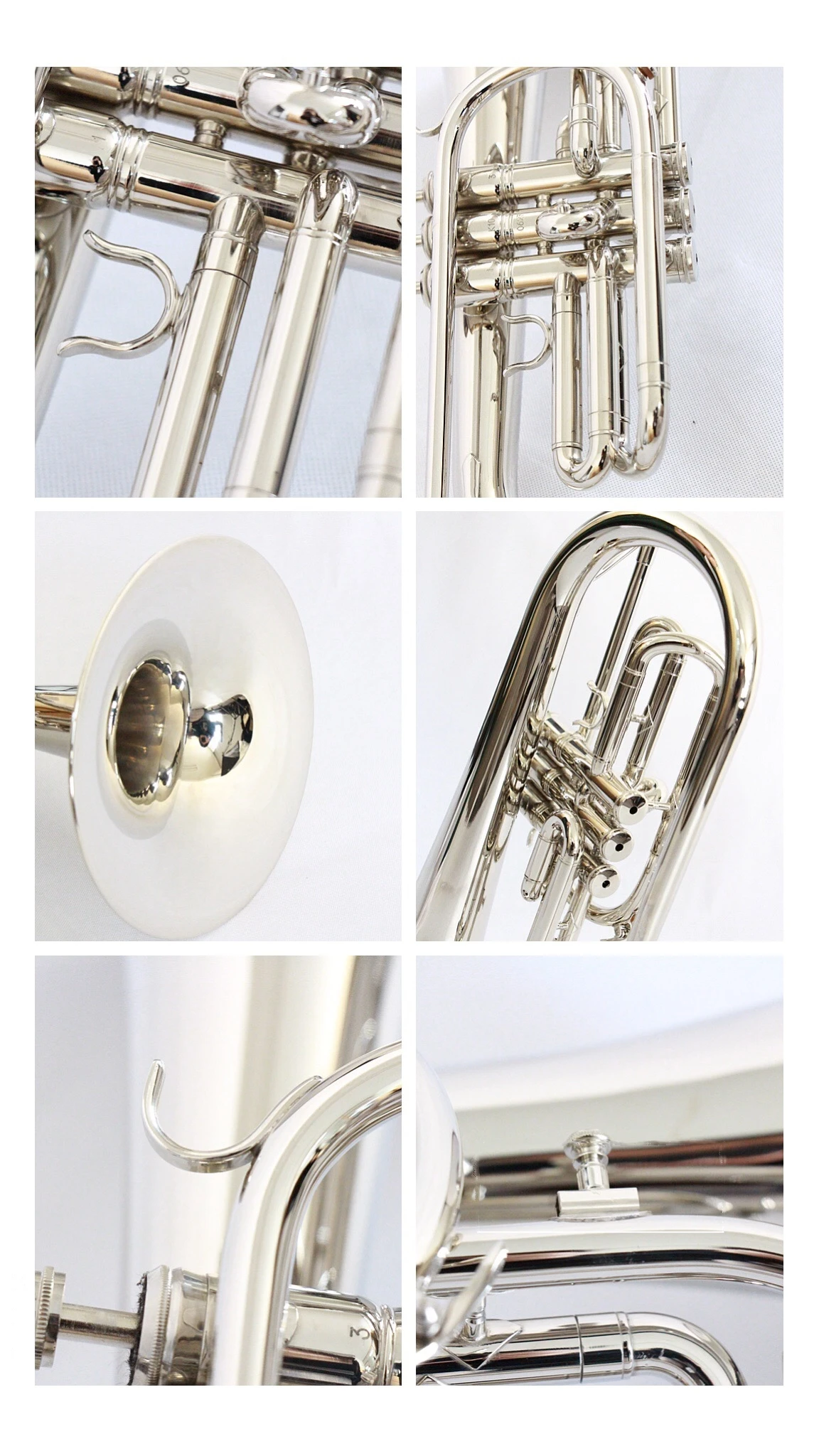 Good Quality Handcraft Mellophone Yellow Brass Instrument Bb Tone