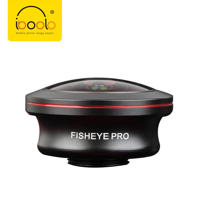 

Iboolo brand 10MM 2018 new arrival mobile trending products hottest fisheye PRO lens for smartphone, Black