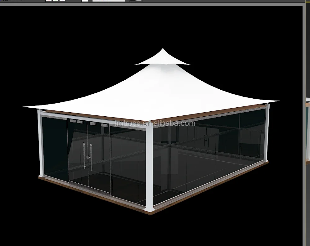 membrane structure tent for hotel