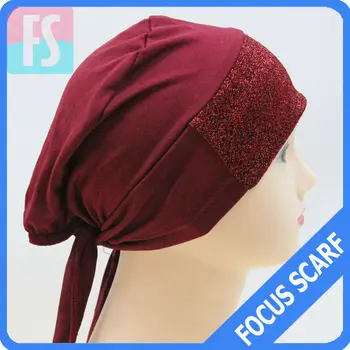 Shimmer Head Wrap Hijab Cap Style - Buy Head Wrap,Hijab 