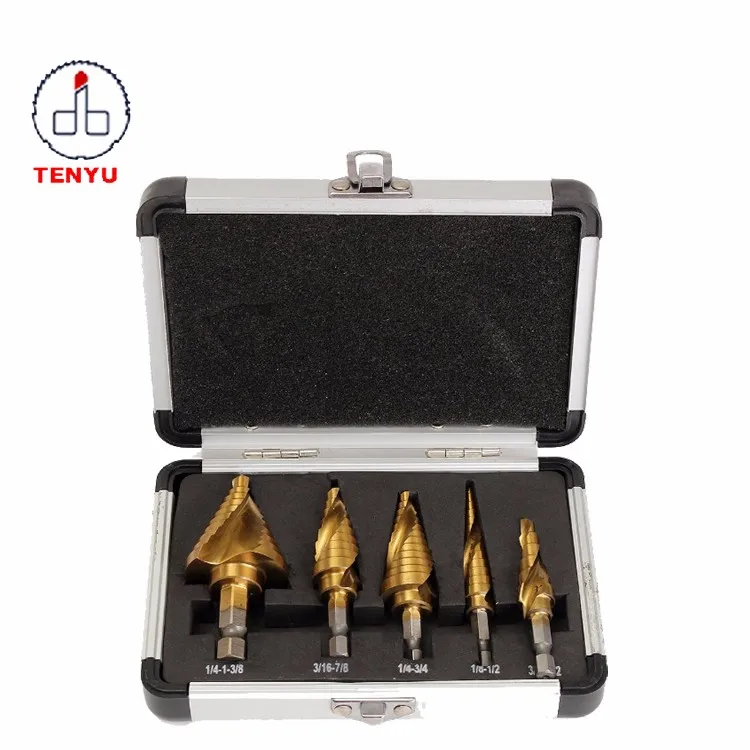 Jiangsu 6pcs Hex Shank Hss Tungsten Carbide Titanium Coated Spiral Inch