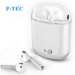 New trends 2019 amazon earphone earbuds design wireless 5.0 headphones i9s tws i7mini in ear with portable charger Earphone