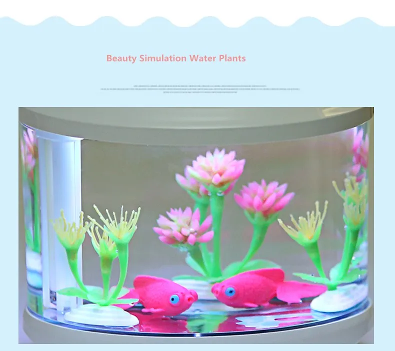 New Arrival Upgrade Version Mini Fish Tank Humidifier Usb Anion