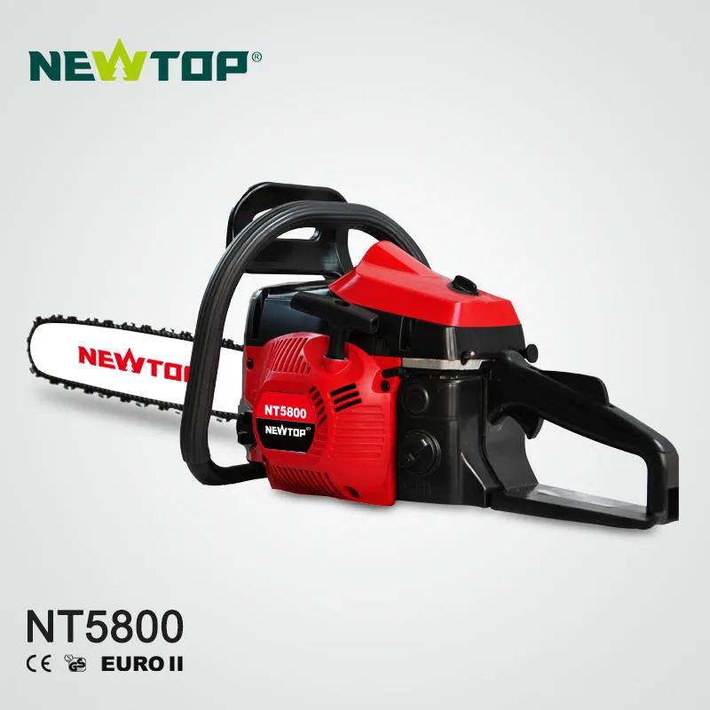 
Chinese cheap newtop 58cc gasoline chain saw for sale 