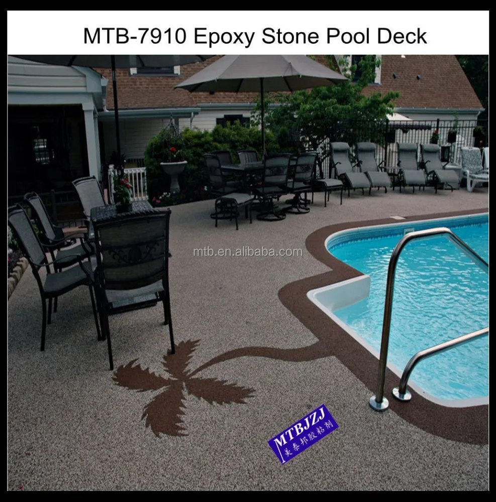 Epoxy Pebblestones Concrete Overlay Pool Deck Pebble Epoxy Pebblestones Concrete Overlay