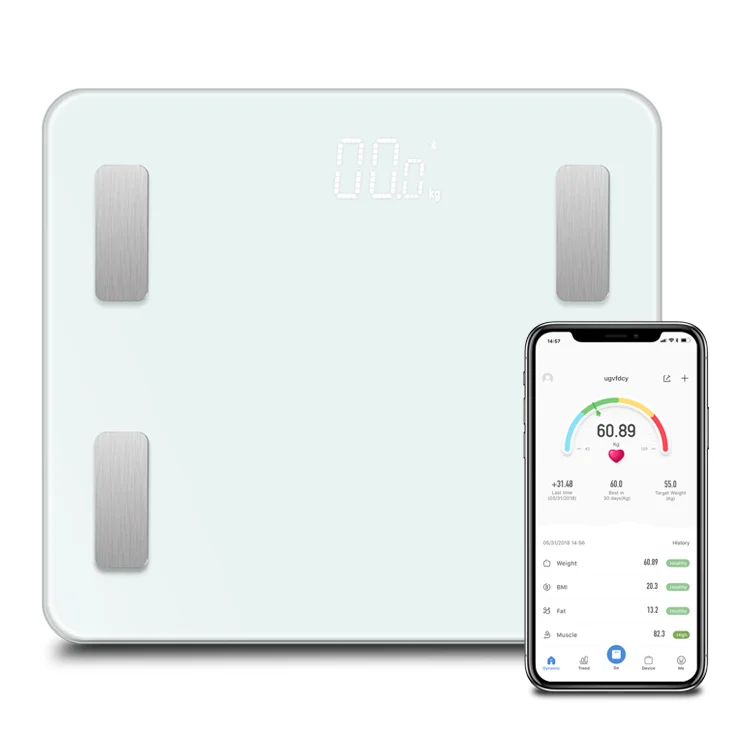 

Digital Bathroom Scale BMI Smart Body Weight Composition Analyzer Smart Digital Body Fat Scale